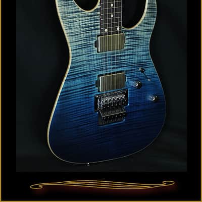 Tom Anderson Angel with Chocolate Maple Neck 2015 Satin Arctic Blue Surf image 2