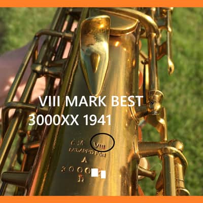 SUMMER DEAL CONN SAXOPHONE 6M VIII MATCHING VII NECK 1941 NAKED LADY ORIGNAL FINISH SWEET ORIGINAL CASE RECENTLY SERVICED DID NOT NEED ANYTHING PLAY TESTED image 3