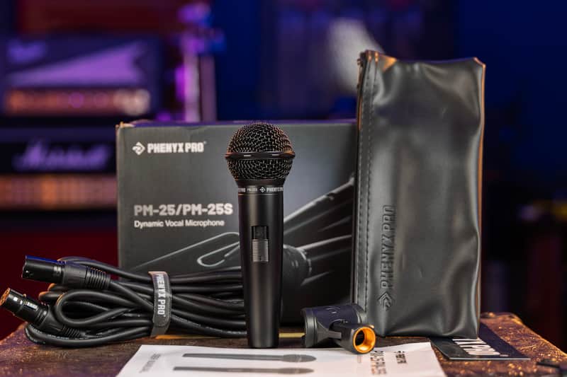 Phenyx Pro PM-25S Dynamic Instrument Microphone – XLR – Mint with Box image 1