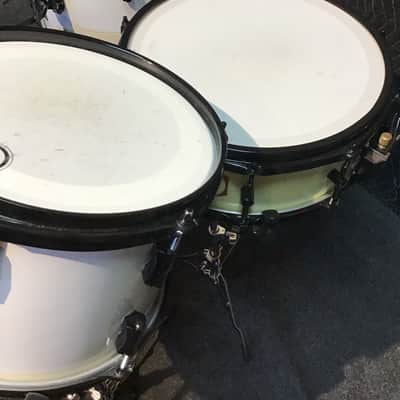 Noble and Cooley Horizon/CD Maple toms-Nesting Toms- Antique White image 13