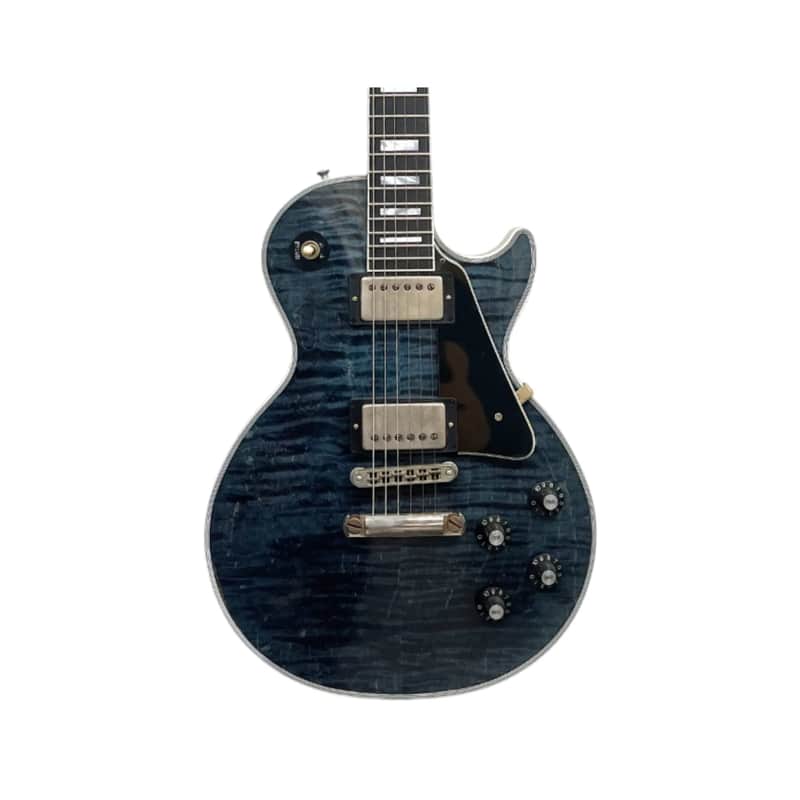 Gibson Custom Shop Murphy Lab Dealer Select Les Paul Custom - Heavy Aged, Nordic Blue image 1