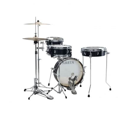 Tama LJK48P-HBK Club-Jam Pancake Shell Kit 4 pcs - Hairline Black/Chrome HW image 7
