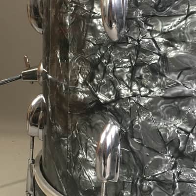 Vintage 1962 Slingerland Chicago Niles USA American Bass Drum 14x20 Black Diamond Pearl Limited Edition Gene Krupa image 14