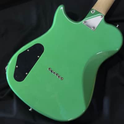 OOPEGG Teressa "Prototype" 12 strings S-S-S w. Fixed Bridge / Lime Green Metallic image 4