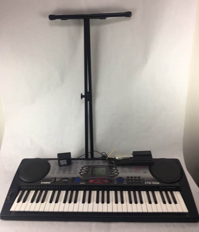 Casio CTK-558 61 Key Electronic Keyboard 100 Song Bank 100 Tones image 1