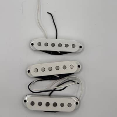 Fender USA Highway One Single Coil Stratocaster 016730 Pickup Set of 3 2000’s - White image 1