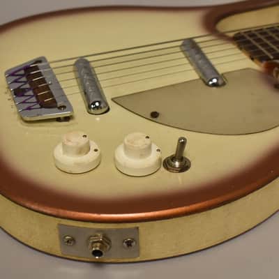 c. 1958 Danelectro Longhorn Baritone Copper Burst w/HSC image 8