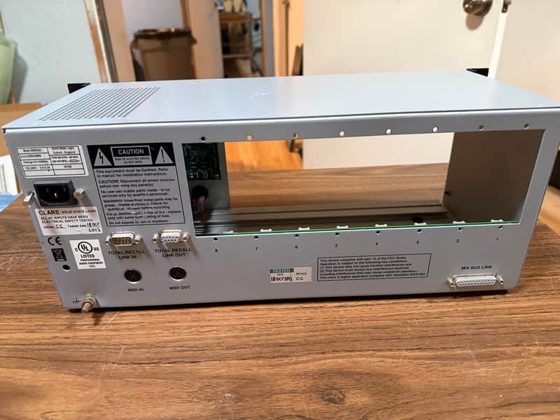 Solid State Logic X-Rack 8-Slot Modular Frame 2006 - 2020 - Silver image 1
