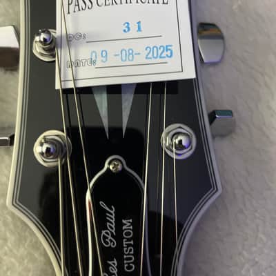 ADAM JONES CUSTOM SHOP 1979 Les Paul custom. Antique SILVER BURST with ZERO LAME IMAGES on the back of this beautiful guitar. image 15