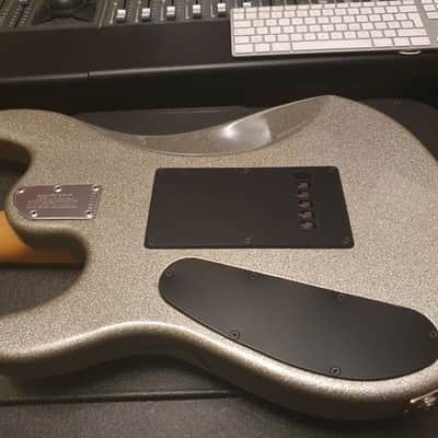 Music Man USA John Petrucci JP6 RARE Silver Sparkle Dream Theater G3 Signature Birdseye Neck Guitar image 16