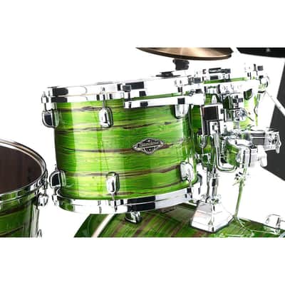 Tama Starclassic Walnut/Birch 4pc Drum Set Lacquer Shamrock Oyster image 2