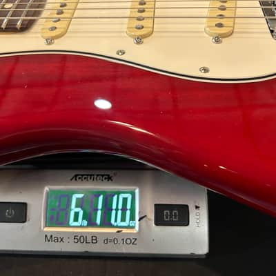 Fender Player II Stratocaster, Rosewood Fingerboard 2024 - Transparent Cherry Burst/ 6lbs. 11.0oz. #MXS24048187 image 10