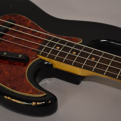 1964 Fender Jazz Bass Black Refin Pre-CBS w/HSC image 9