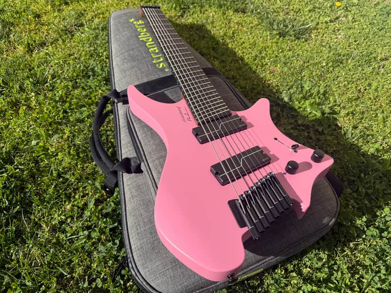 Strandberg Boden Metal 8 -  Shell Pink with Stef Carpenter Pickups