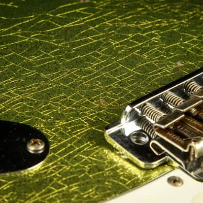 2023 - Fender Custom Shop Eddie's Guitars Exclusive Dealer Select Roasted 1963 Stratocaster Heavy Relic - Chartreuse Sparkle #XN15600 image 21