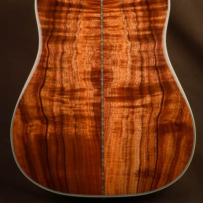 Gibson Dove Custom Shop Koa Masterpiece Acoustic Guitar Hummingbird image 8