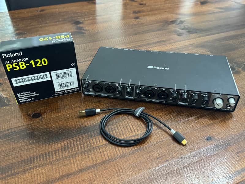 Roland Rubix 44 4x4 USB Audio Interface 2010s - Black image 1