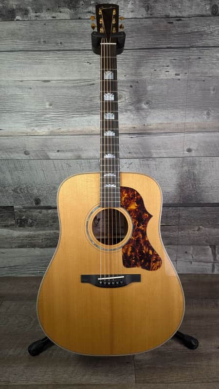 Boucher Studio Goose Grand Reserve Dreadnought Torrified Flamed Maple 3A