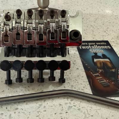 Floyd Rose Original Double Locking Tremolo Bridge Made in Germany Chrome w/ Arm image 4
