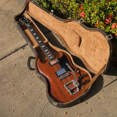 Gibson SG Standard 1974 - Walnut w/ Factory Bigsby - All Original - Exceptional "Time Capsule" Condition image 12