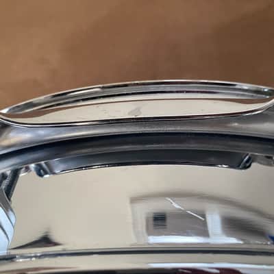 Ludwig LM400 Supraphonic 5x14" 10-Lug Aluminum Snare Drum 1985 - Present - Chrome-Plated image 5