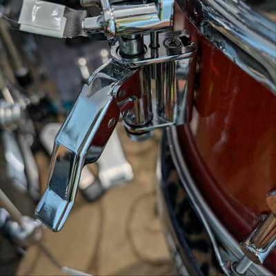 LUKA Drums 12" Stave Snare Drum - Orange image 7
