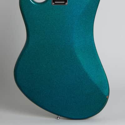 Guyatone  LG-350T Sharp Five Solid Body Electric Guitar,  c. 1970, black hard shell case. image 4
