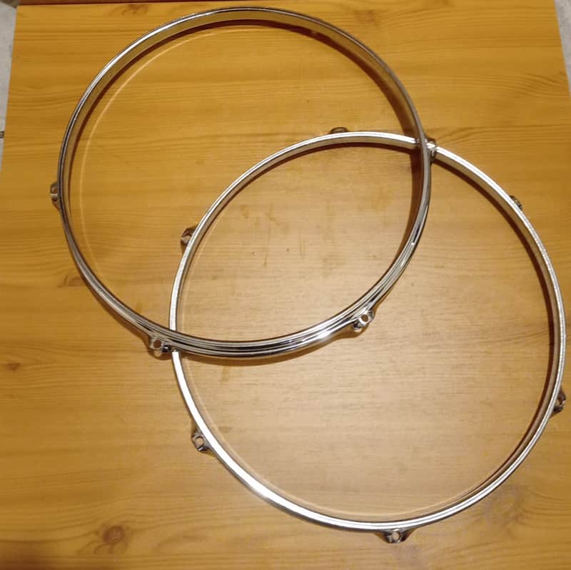 Sonor Vintage 13" Tom original hoops for Phonic, Super Champion, Champion+ 70s - Chrome image 1