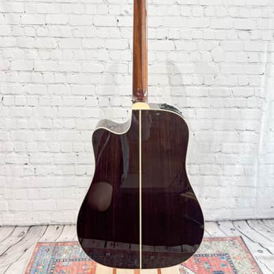 Takamine P5DC Pro Dreadnought Cutaway Acoustic/Electric Guitar Natural image 7