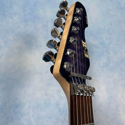 2015 ESP E-ii ST-2 Quilted Maple Reindeer Blue Super Strat Made in Japan image 14