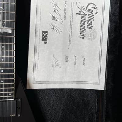 [希少美品][原価55万円]ESP MICHAEL PAGET V ESP Michael Paget Signature V Series Electric Guitar (USED) - YouTube