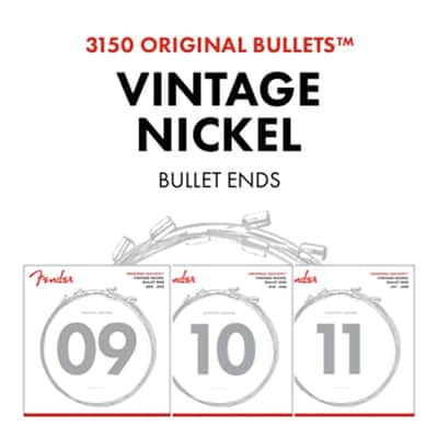 Fender 3150L Original Bullets Electric Guitar Strings Set - LIGHT 9-42 image 6