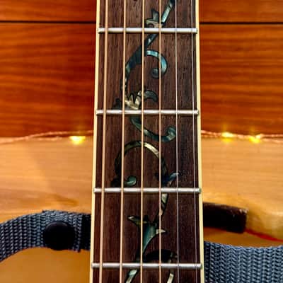 Morris W-65M "Tree of Life" 1970s MIJ Acoustic Natural W/HARD CASE image 9