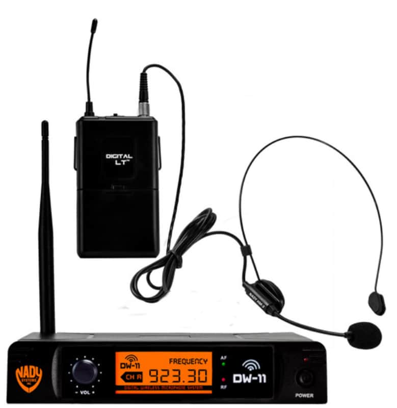 Nady DW-11 LT Digital Wireless System with Lavalier Microphone 2010s - Black image 1