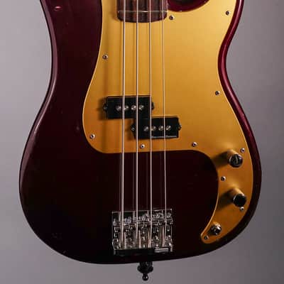 Squier Precision Bass 'Made in Korea' 1996 Wine Red image 3