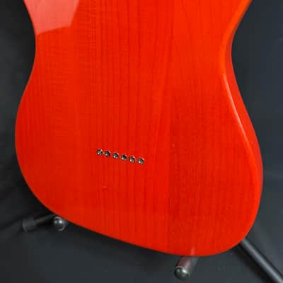 G&L Tribute ASAT Classic Bluesboy Semi-Hollow Electric Guitar Clear Orange Finish image 12