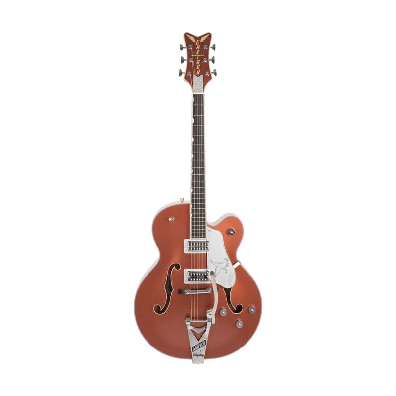 2021 Gretsch G6136TLTD Falcon Ele Guitar w/Bigsby, Ebony FB, 2-Tone Copper/Sahara Metallic, JT2103XXXX image 1
