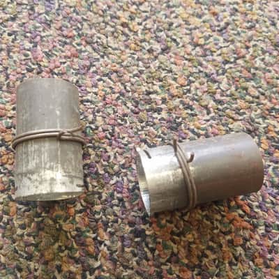 Unknown Pair (2) Tube Shields 12AX7 9-pin Wrap W50-07 Vintage Vacuum 1950s-1960s Bild 1