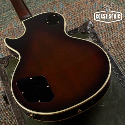 1980 Greco EG-500C Les Paul Custom Made in Japan Tobacco Sunburst w/case image 9