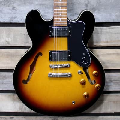 Used Epiphone Dot VS Vintage Sunburst Semi Hollow Electric Guitar image 1