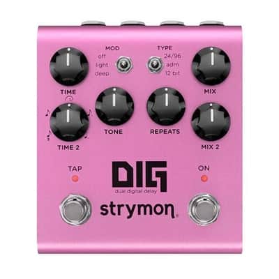 Strymon DIG V2 Dual Digital Delay Guitar Effects Pedal for Electric and Acoustic Guitar, Synths, Vocals and Keyboards image 1