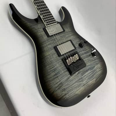 ESP LTD MH-1000 EverTune Electric Guitar Flame Maple Charcoal Burst B-Stock MH1000 MH 1000 - Korea image 7