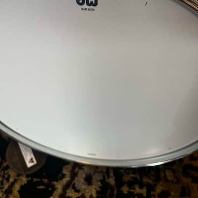DW 3.14" x 14" Collector's Series Pure Cherry Pi Shell Snare Drum - Natural Satin Oil w/ Chrome Hardware image 6
