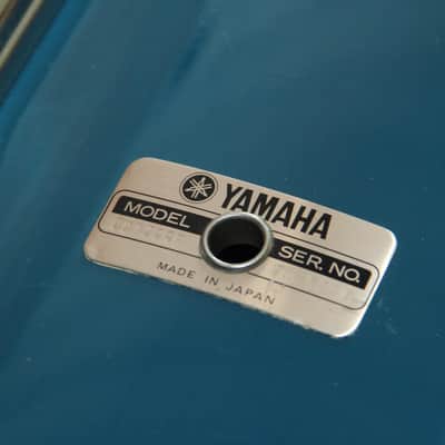 RARE Yamaha Recording Custom 9000 - cobalt blue 20" bass drum image 4