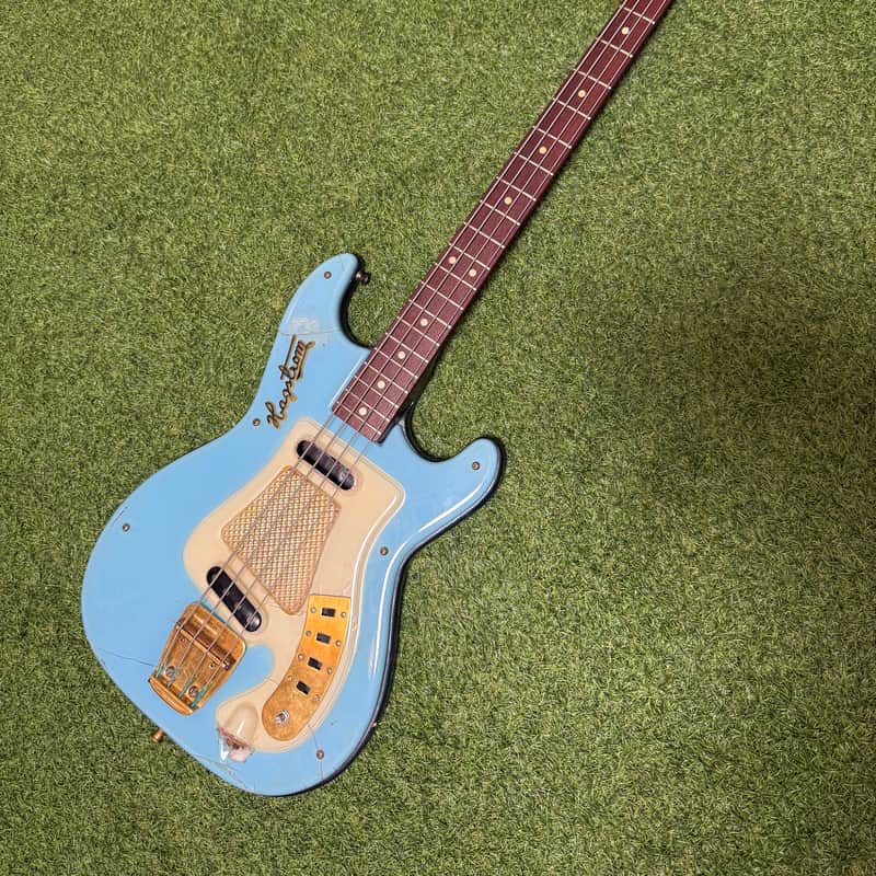 1960s Hagstrom I Bass Blue