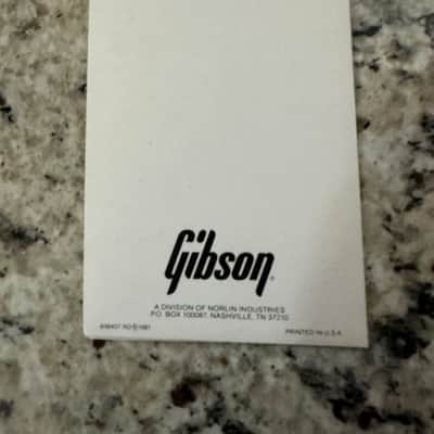 Gibson Pre Owners Manual Solid Body Series 1981 EDS-1275 L-5S Les Paul Deluxe 335-S Deluxe Custom SG Standard image 17