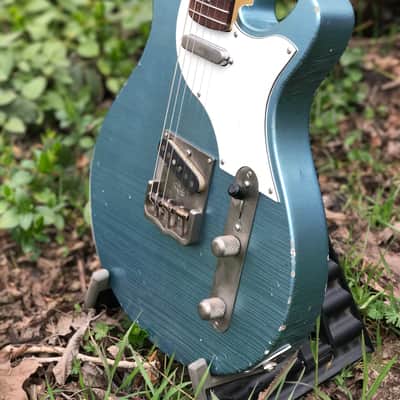 Jason Z. Schroeder Chopper TL 2017 Distressed Ice Blue Metallic image 2
