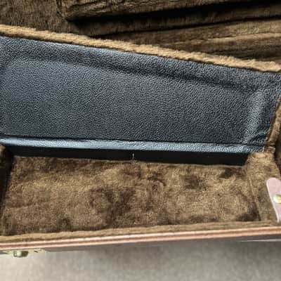 RARE 2001 Fender American Deluxe Zone Bass Vintage Hard Case (OHSC) - Brown Tweed image 5