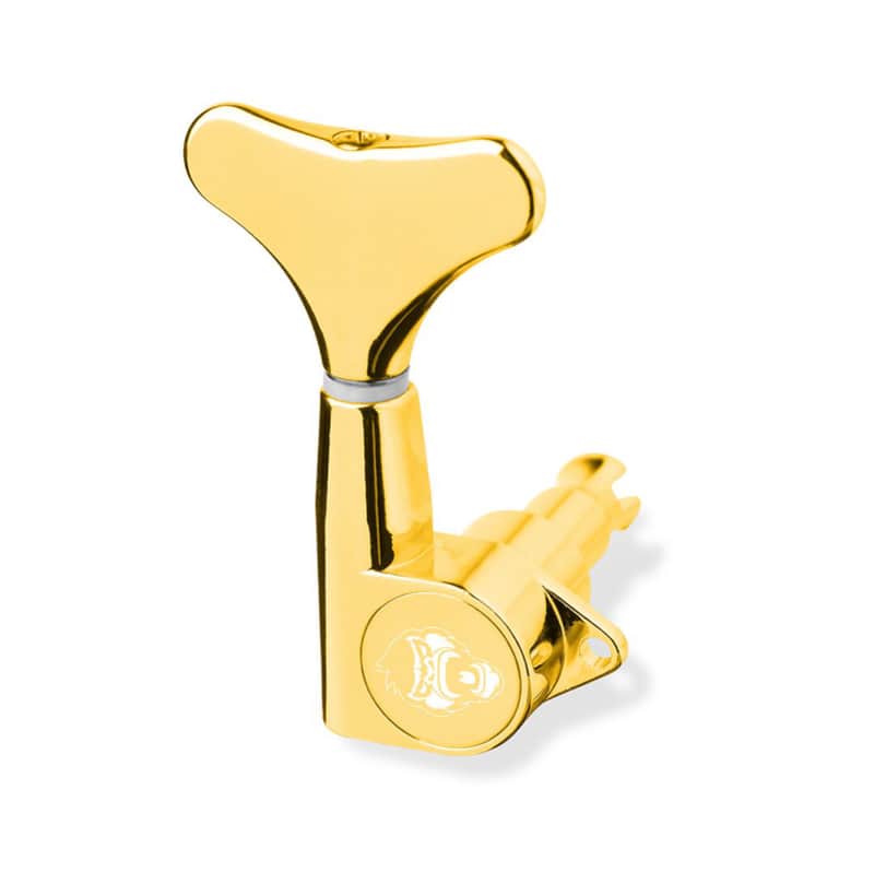 Guitar Monkey 4-String Set Bass Tuning Machine Heads/Tuners (2l+2r, 4l, 4r, 3l+1r, 1l+3r) Gold image 1