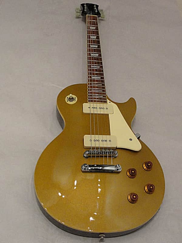 1998 Epiphone Les Paul 59' Gold Top electric Guitar Metallic